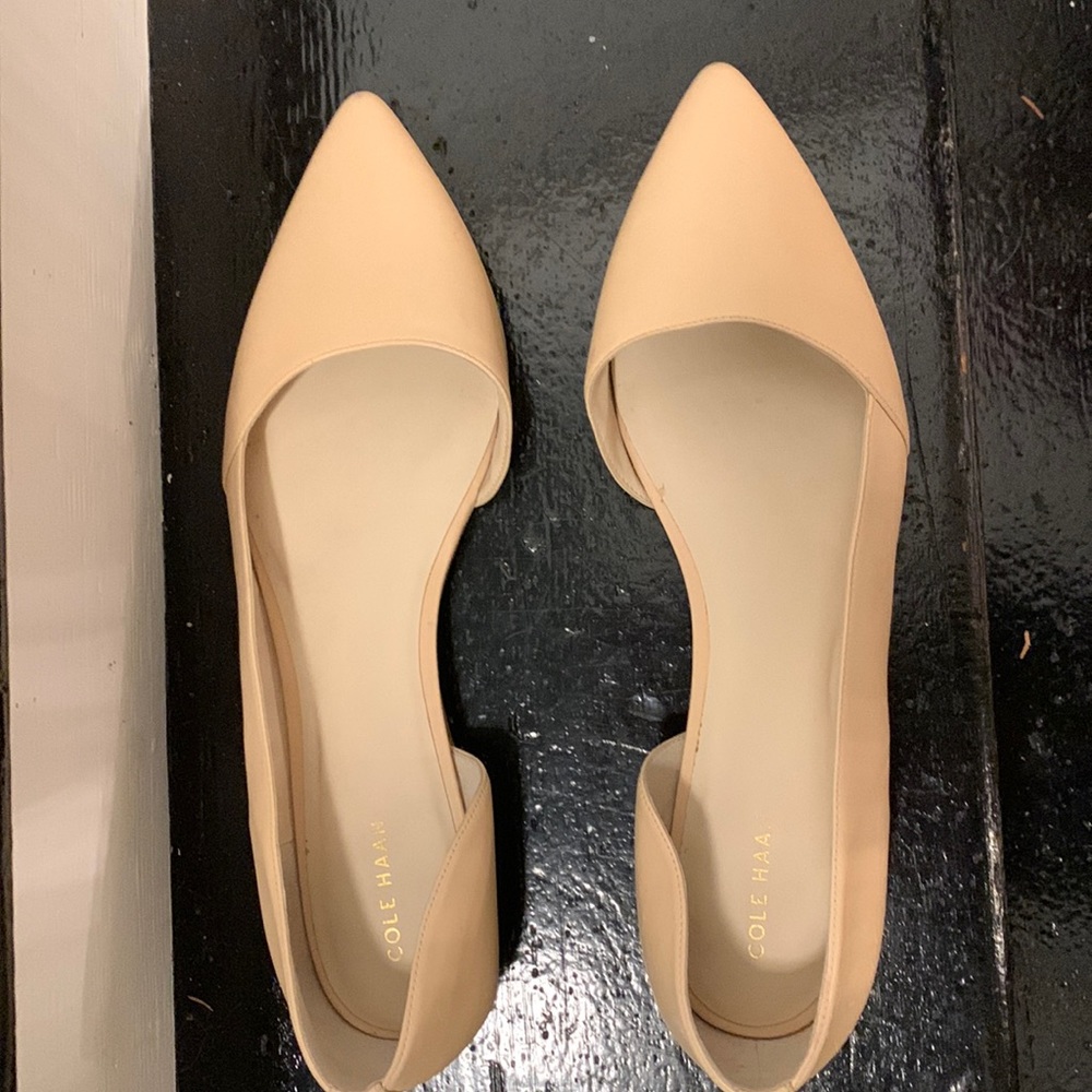 Cole Haan Bambara Slimmer II Nude Tan Flat W07608